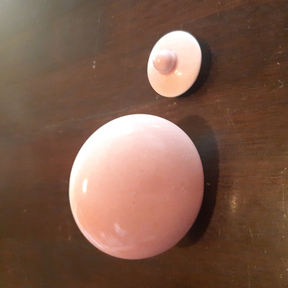 Pink floral bottle with lid small - Picture 2 of 4